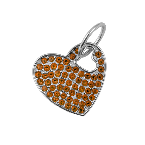 Dije corazón Plata .925