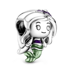 Charm Inspirado Pan 1:1 Princesa Ariel Plata .925