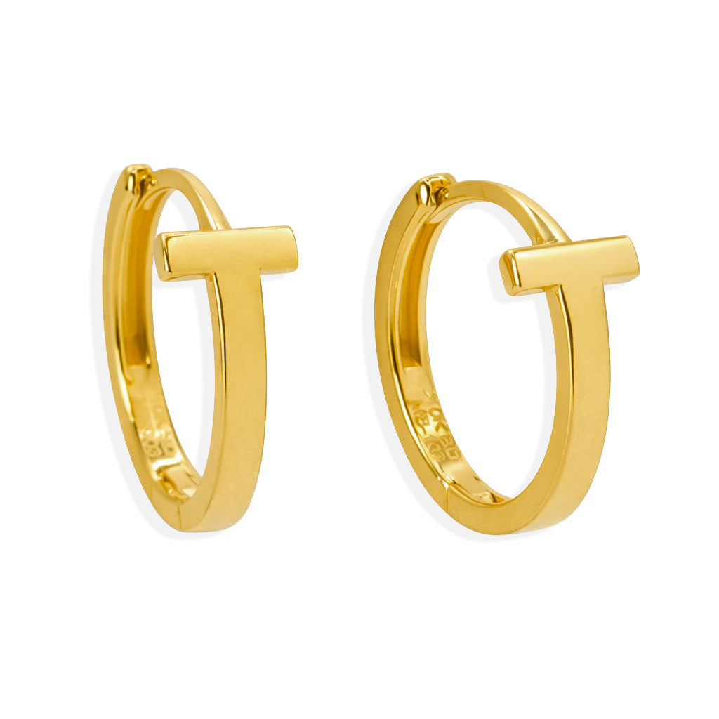 Huggies Inspiradas Tiff Lisas Oro 10K