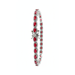 Pulsera de Circonias con Micro Circonias Plata .925 con Rodio