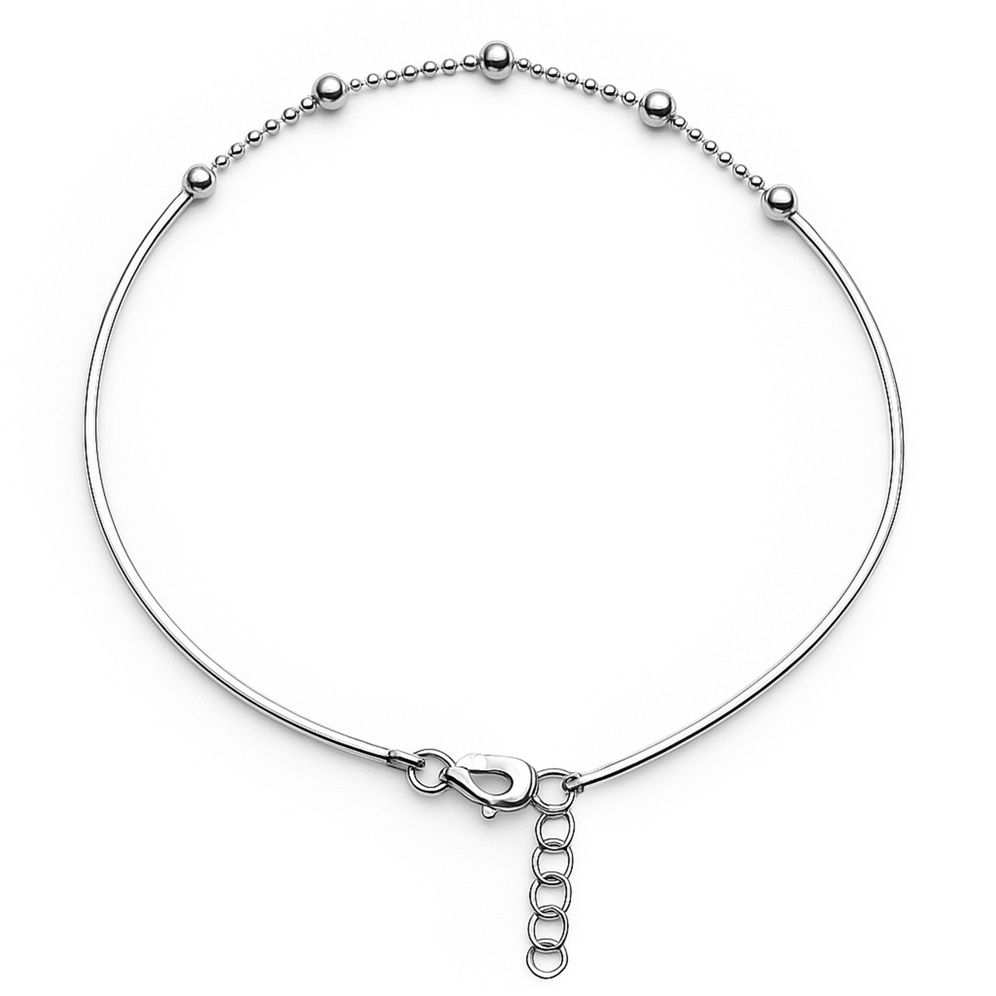 Tobillera viviana Plata .925