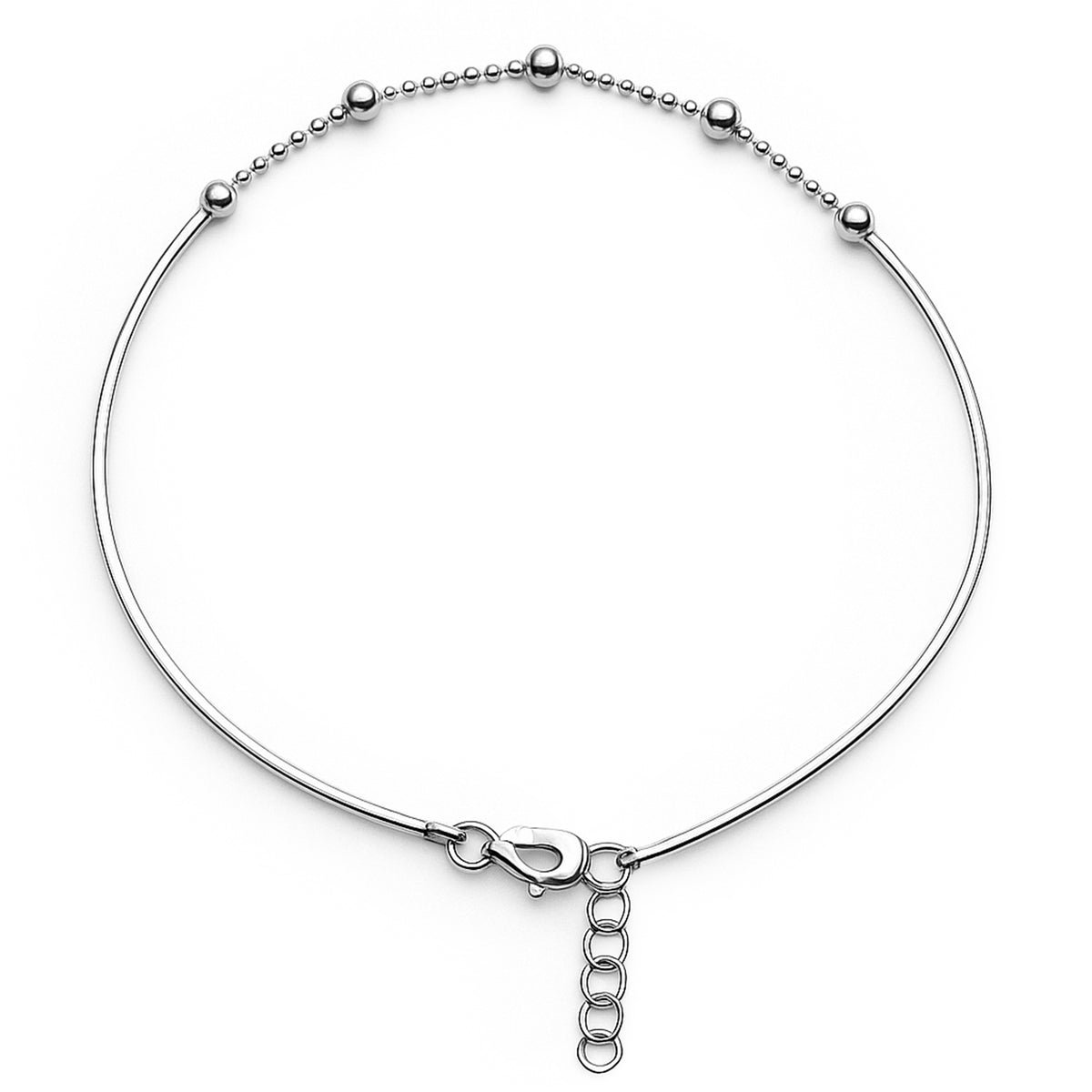 Tobillera viviana Plata .925