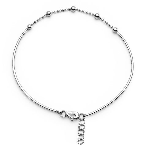 Tobillera viviana Plata .925