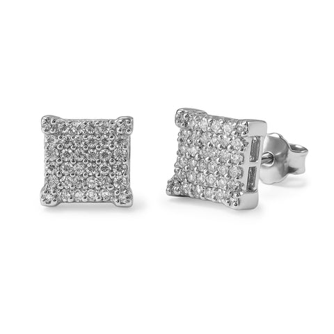 Broquel circonia Plata .925