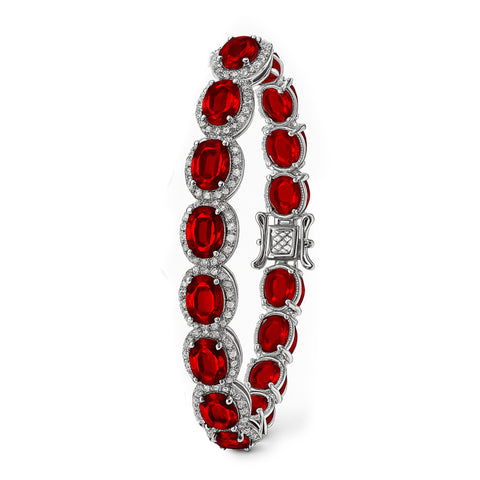 Pulsera circonias Plata .925