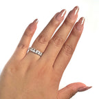 Anillo Osos 1:1 Osos con Circonias Plata .925 con Baño de Rodio