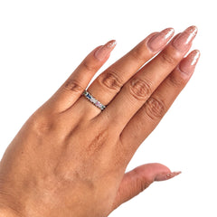 Anillo Osos 1:1 6 Osos Con Circonias De Colores Plata .925 Con Baño De Rodio