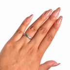 Anillo Inspirado Pan 1.1 Alas con Circonia Plata .925