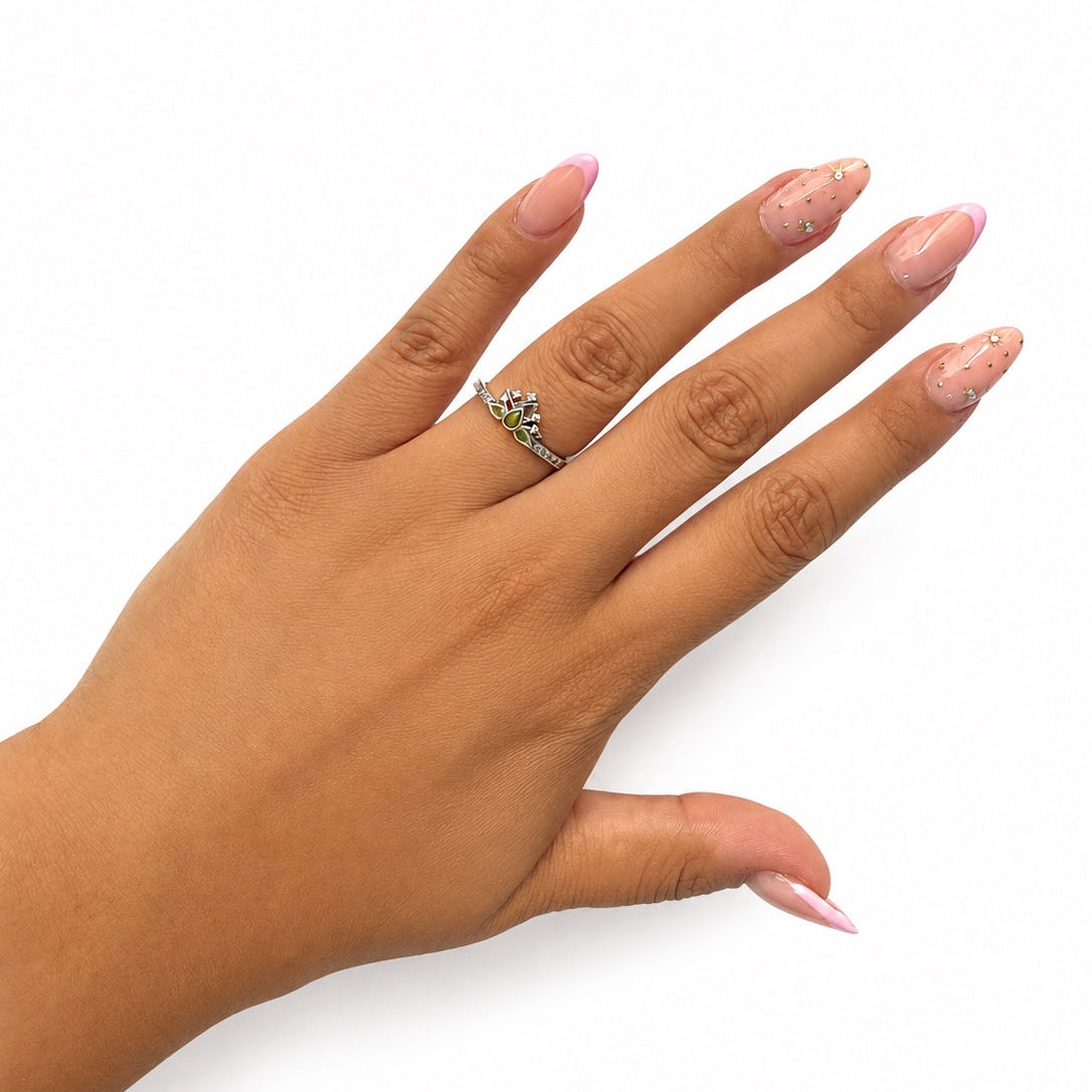 Anillo Pan 1:1 Princesa Tiana, Plata .925
