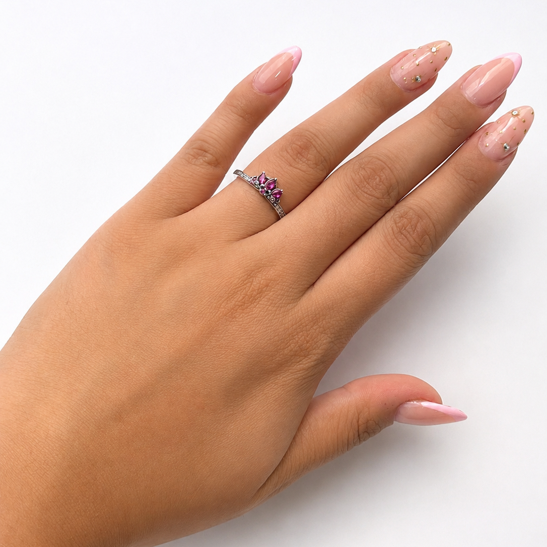 Anillo Pan 1:1 Princesa Rapunzel, Plata .925
