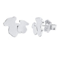 Broquel Inspirado 2 Osos 1.1  Liso Plata .925