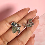 Arete Bloom Colección Florecer Plata .925 con Baño de Rodio
