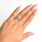 Anillo Flor Sakura Chico Colección Florecer Plata .925 con Baño de Rodio