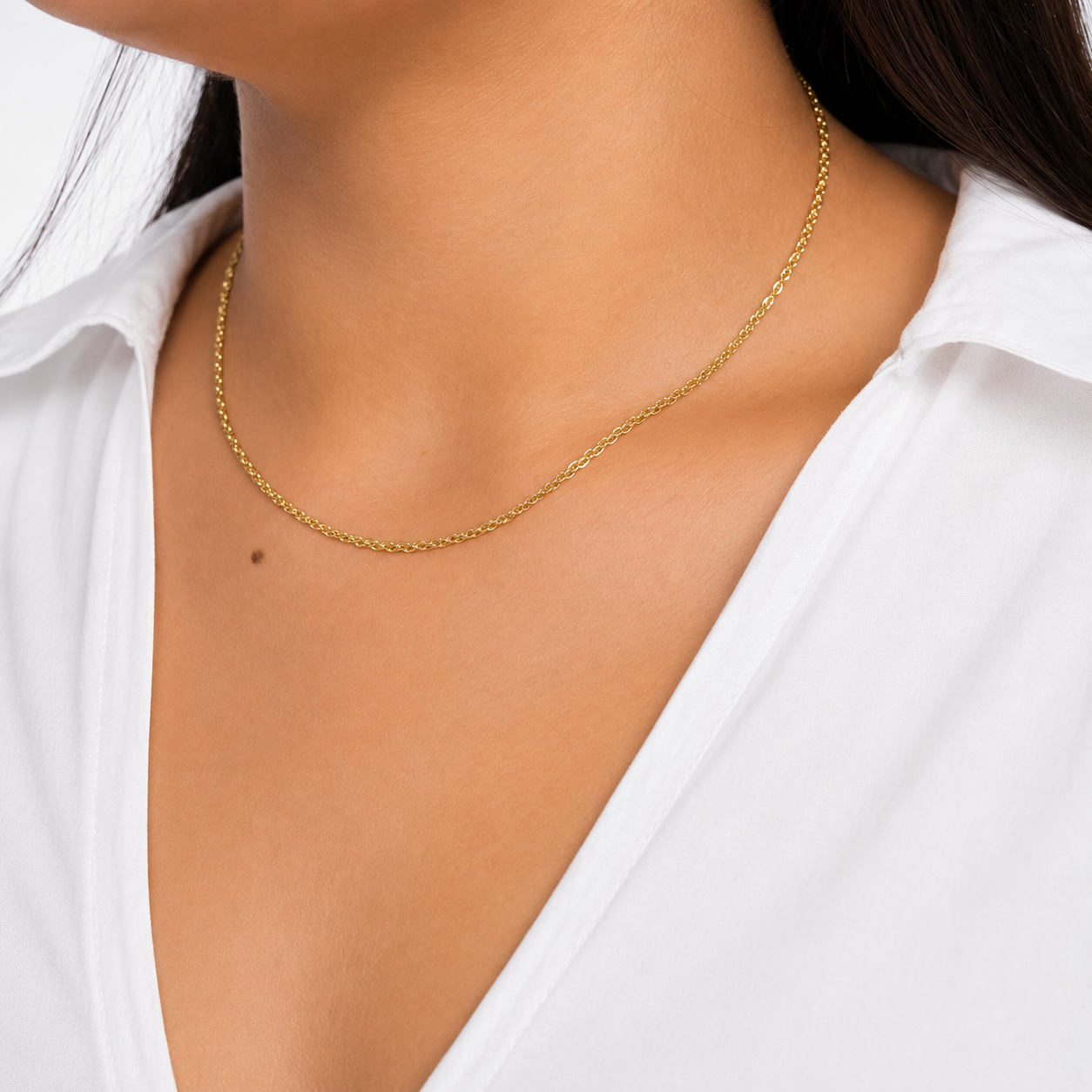 Collar Bismark 45cm-2.3mm Oro 10K