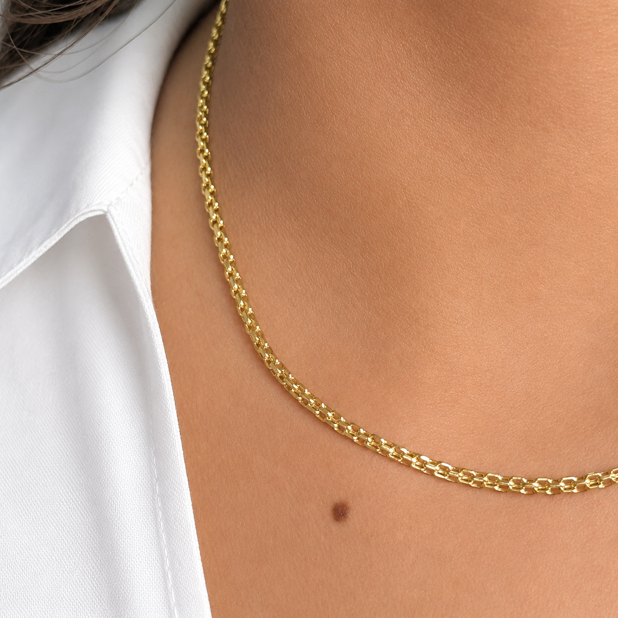 Collar Bismark 45cm-2.3mm Oro 10K