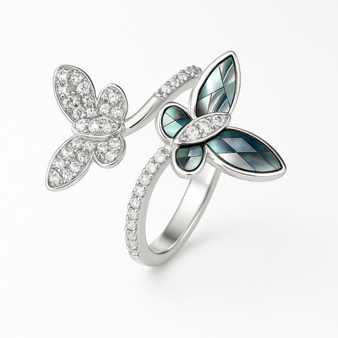 Anillo encontrado mariposa Plata .925