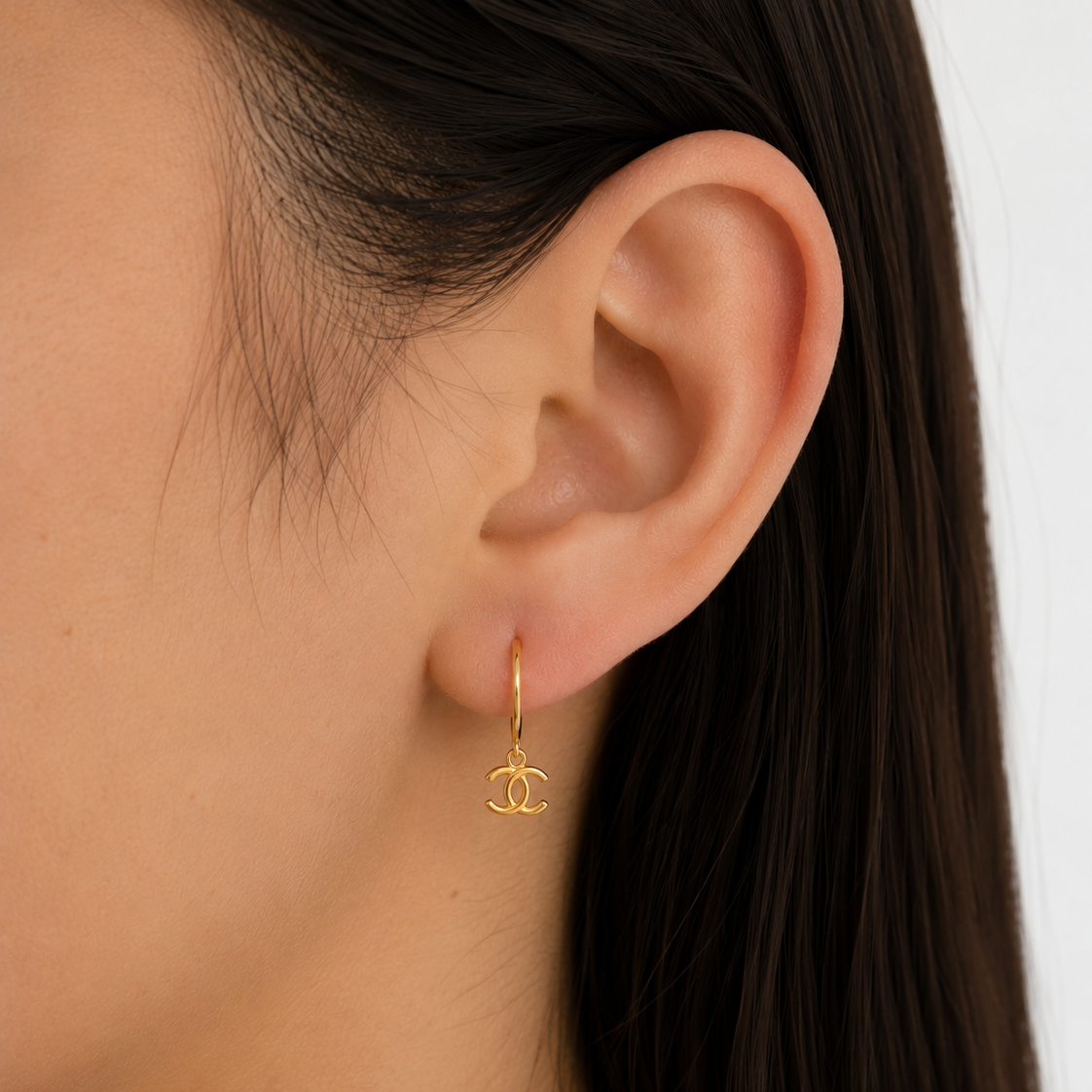 Arracada Inspirada CC 1.8cm Oro 10K
