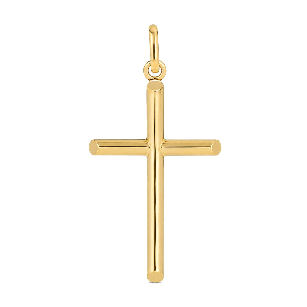 Dije Cruz Lisa 4cm Oro 10K