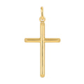 Dije Cruz Lisa 4cm Oro 10K