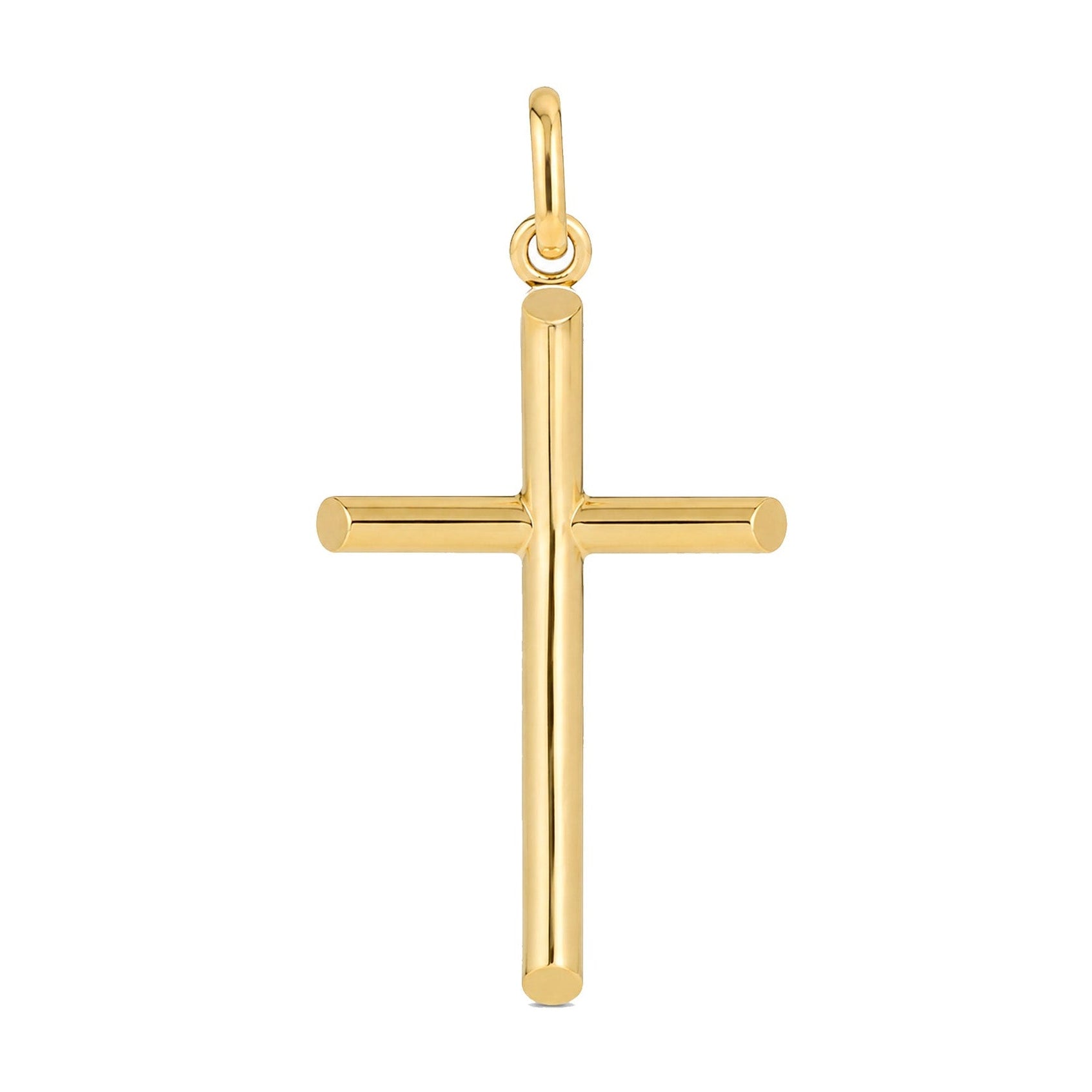 Dije Cruz Lisa 4cm Oro 10K
