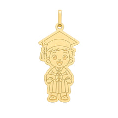 Dije Niño Graduación Diploma Oro 10K
