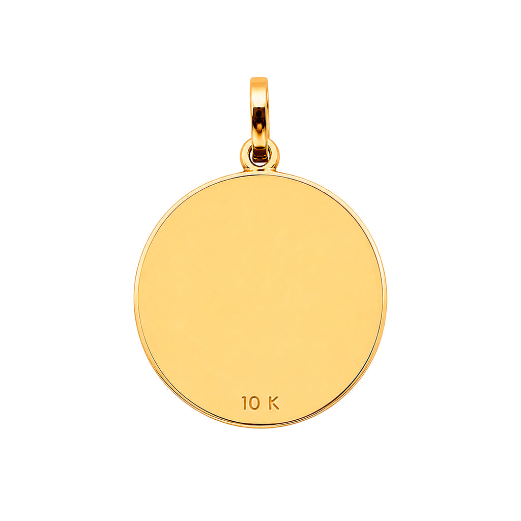 Dije Medalla Birrete Láser Oro 10K