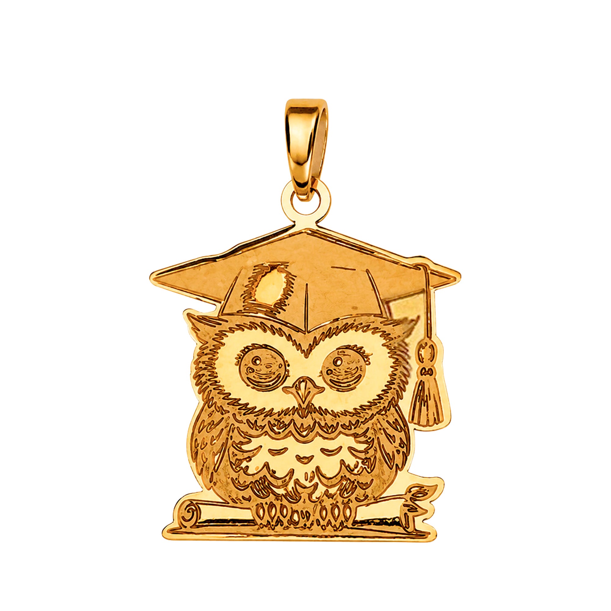 Dije Maxi Búho Graduación Oro 10K
