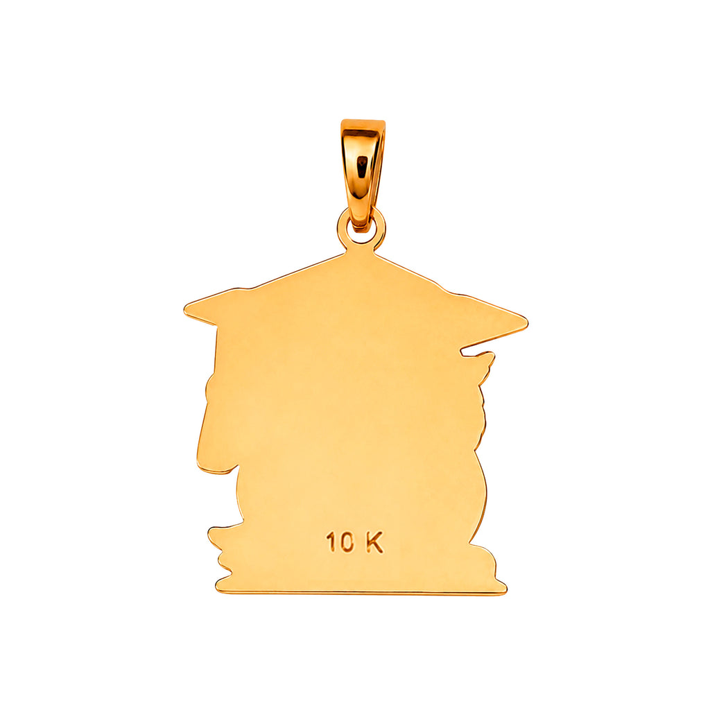 Dije Maxi Búho Graduación Oro 10K