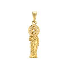 Dije San Judas Tadeo con Micro Circonias Oro 10K