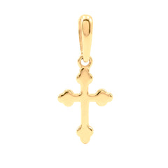 Dije Cruz Lisa Oro 10K