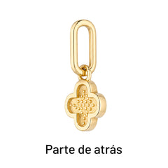 Dije Inspirado Van C Diamantado 1.3cm Oro 10K