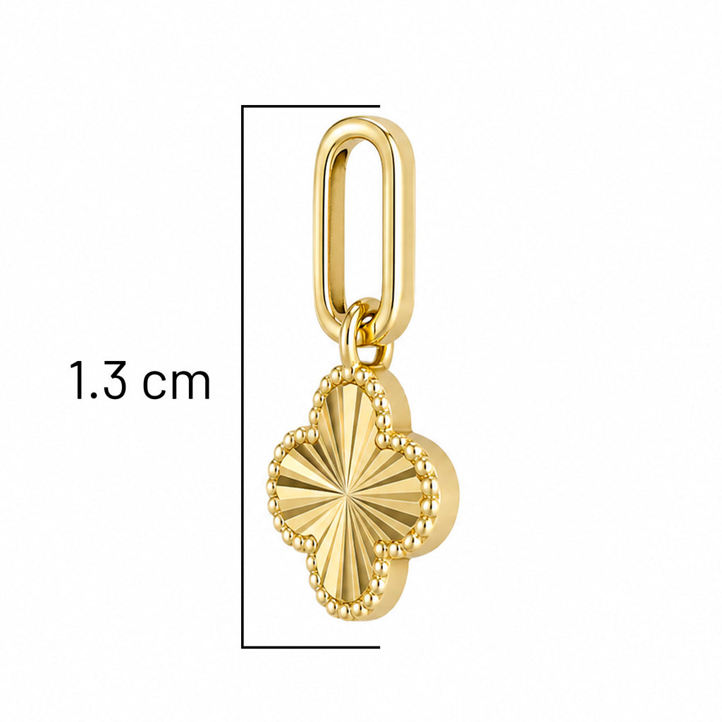 Dije Inspirado Van C Diamantado 1.3cm Oro 10K