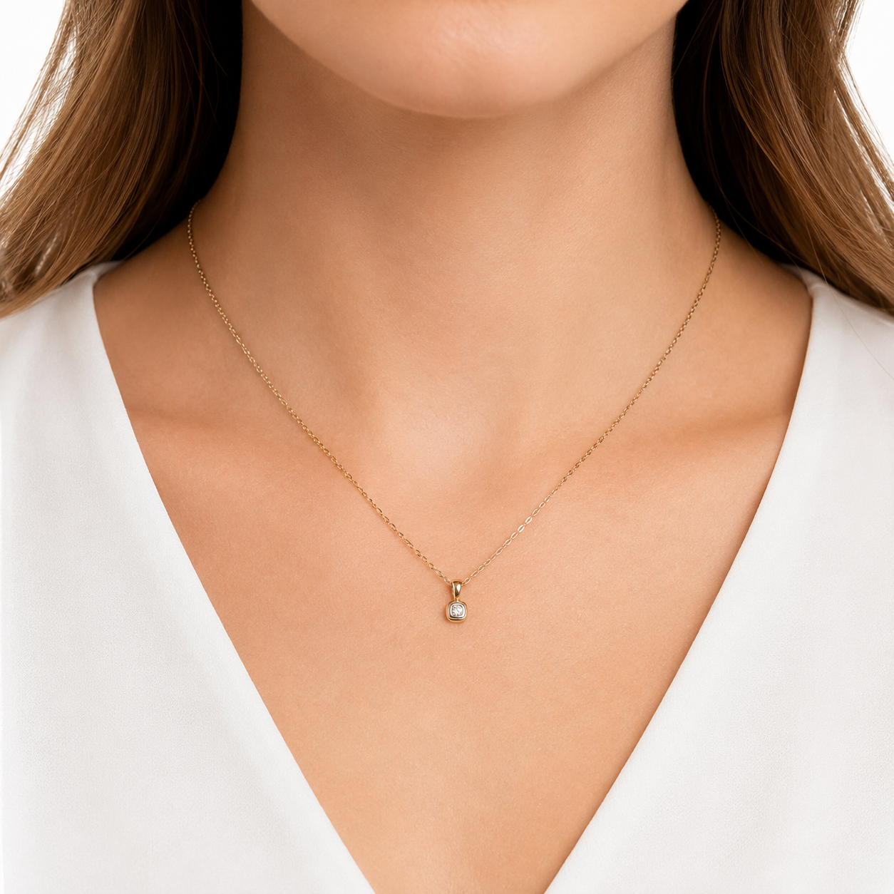 Dije con Micro Circonia Oro 10K