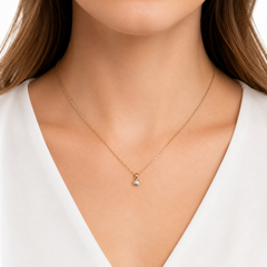 Dije con Micro Circonia Oro 10K