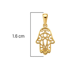 Dije Mano de Fatima Oro 10K