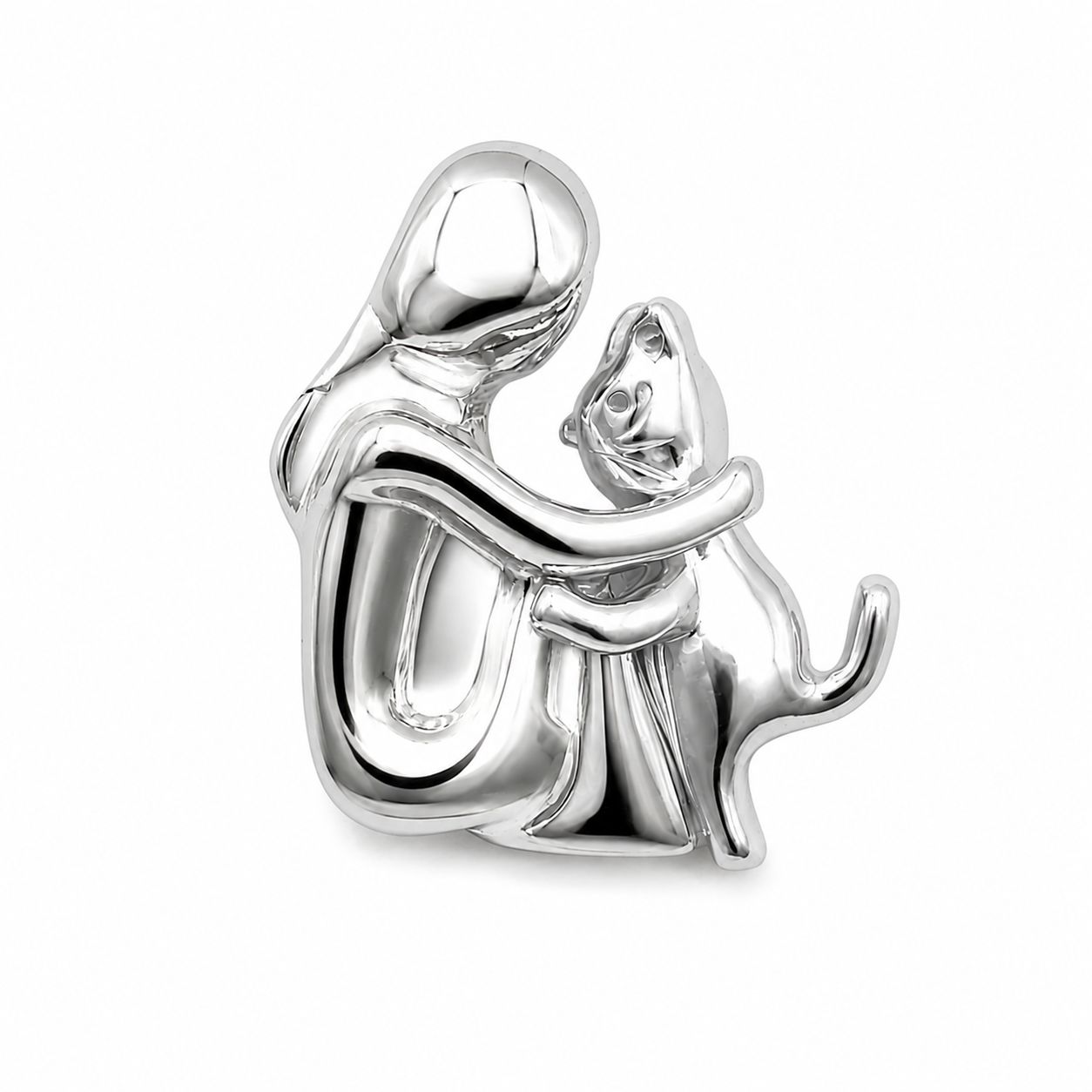 Dije Abrazo Gato, Plata .925