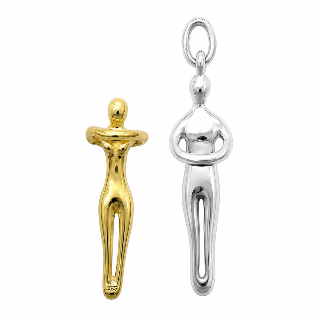 Dije Abrazo Pareja, Plata .925 con Baño de Oro Rosa