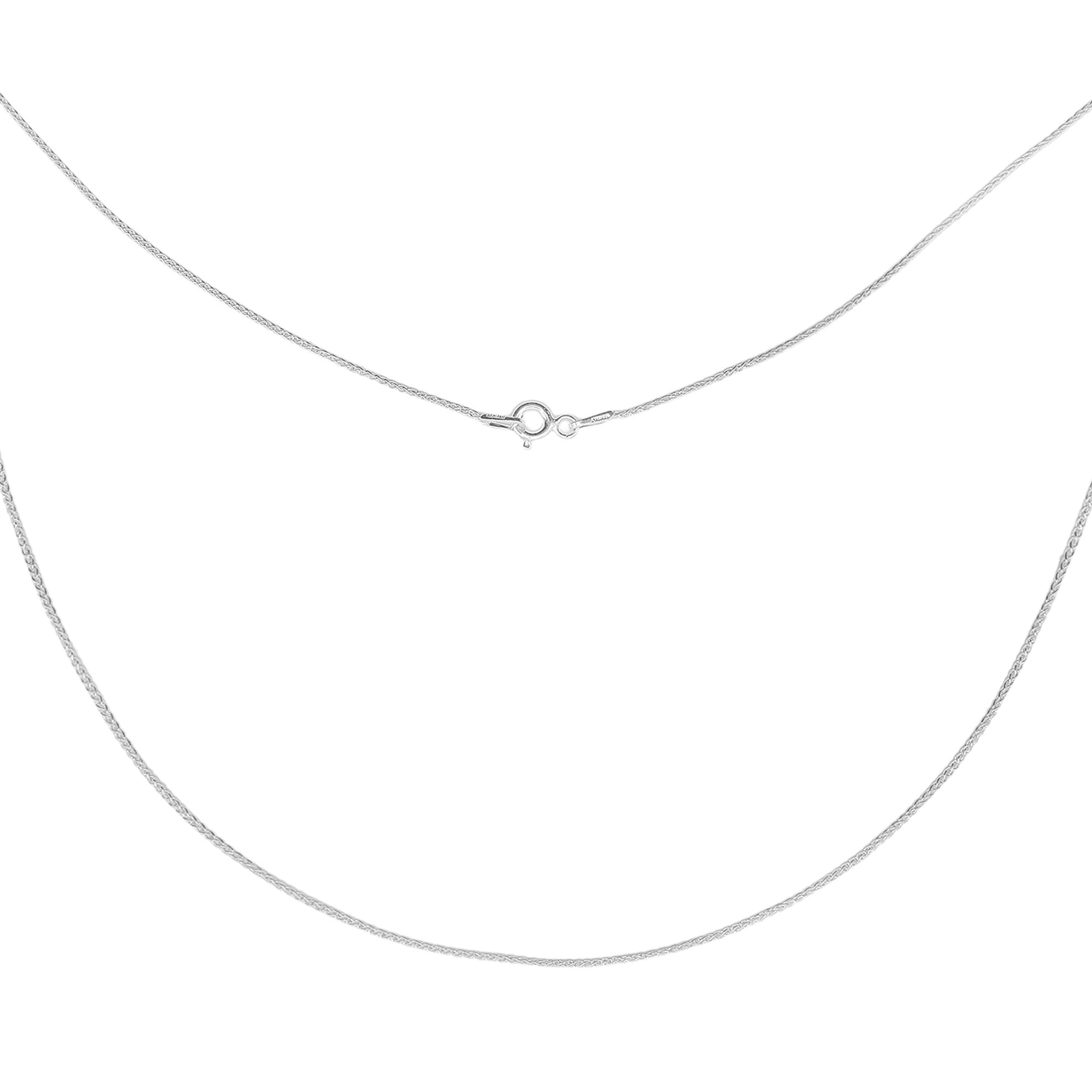 Collar Espiga 1 mm, Plata .925