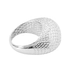 Anillo Filigrana Bombeado Red Colección Esencia Plata .925 con Baño de Rodio