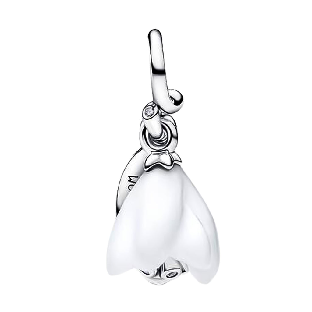 Charm Inspirado Pan 1:1 Tulipan Blanco, Plata .925