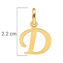 Dije Letra Maxi D Oro 10K