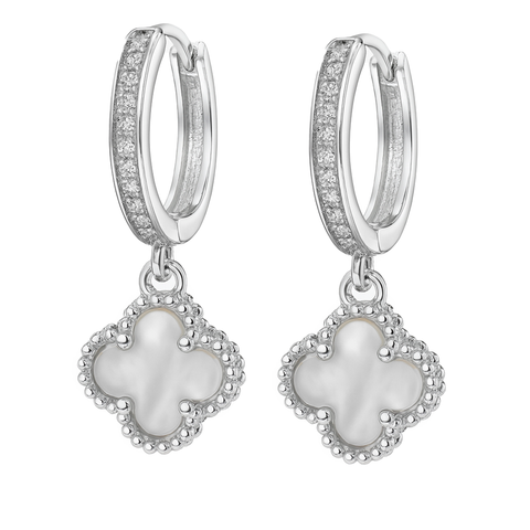 Hugguies Inspirados V Cleef Plata .925 con Rodio