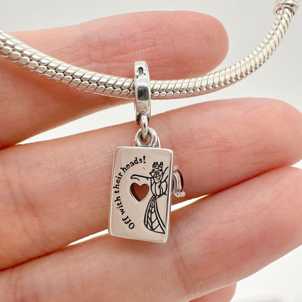 Charm Inspirado Pan 1:1 Reina de Corazones Plata .925
