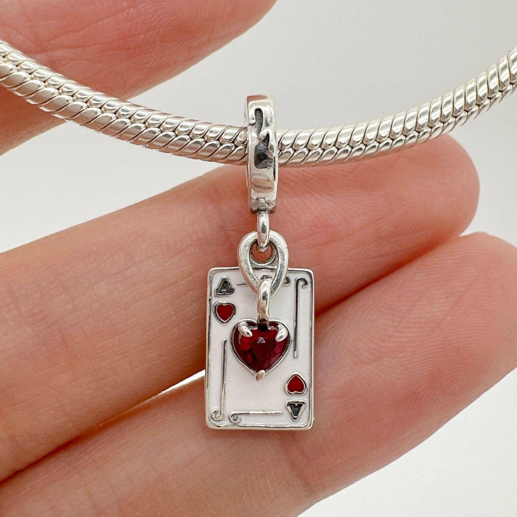 Charm Inspirado Pan 1:1 Reina de Corazones Plata .925