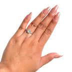 Anillo Inspirado Pan 1.1 Solitario Redondo Circonia con Micro Circonias Plata .925