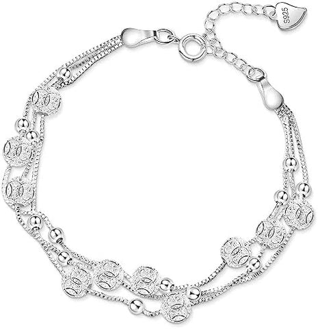 Pulsera de plata .925 Ajustable