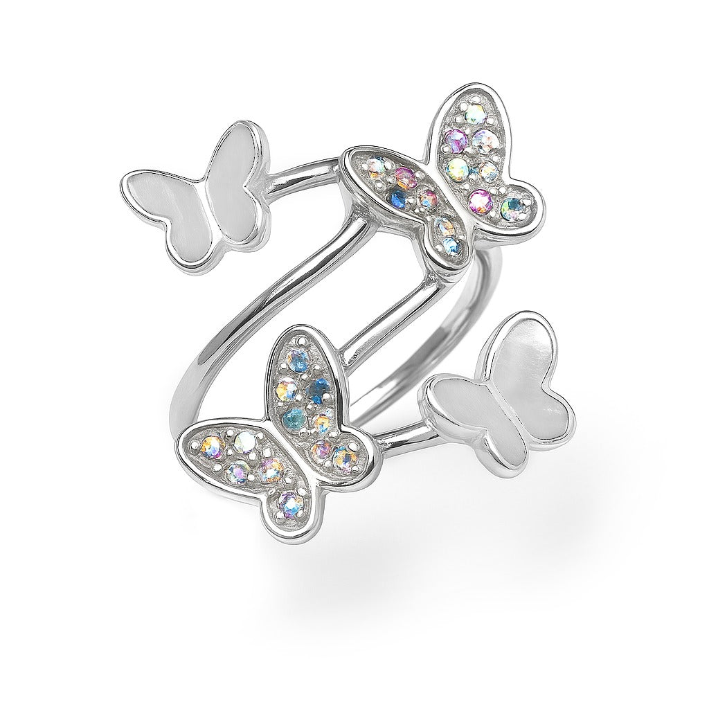 Anillo mariposa Plata .925