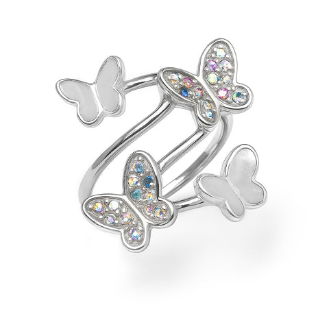 Anillo mariposa Plata .925