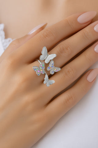 Anillo mariposa Plata .925