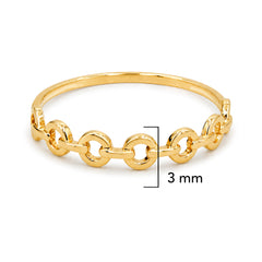 Anillo Circulos Lisos Oro 10K